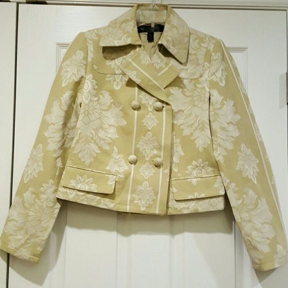 Jackets & Blazers - Apostrophe sage & cream jacket